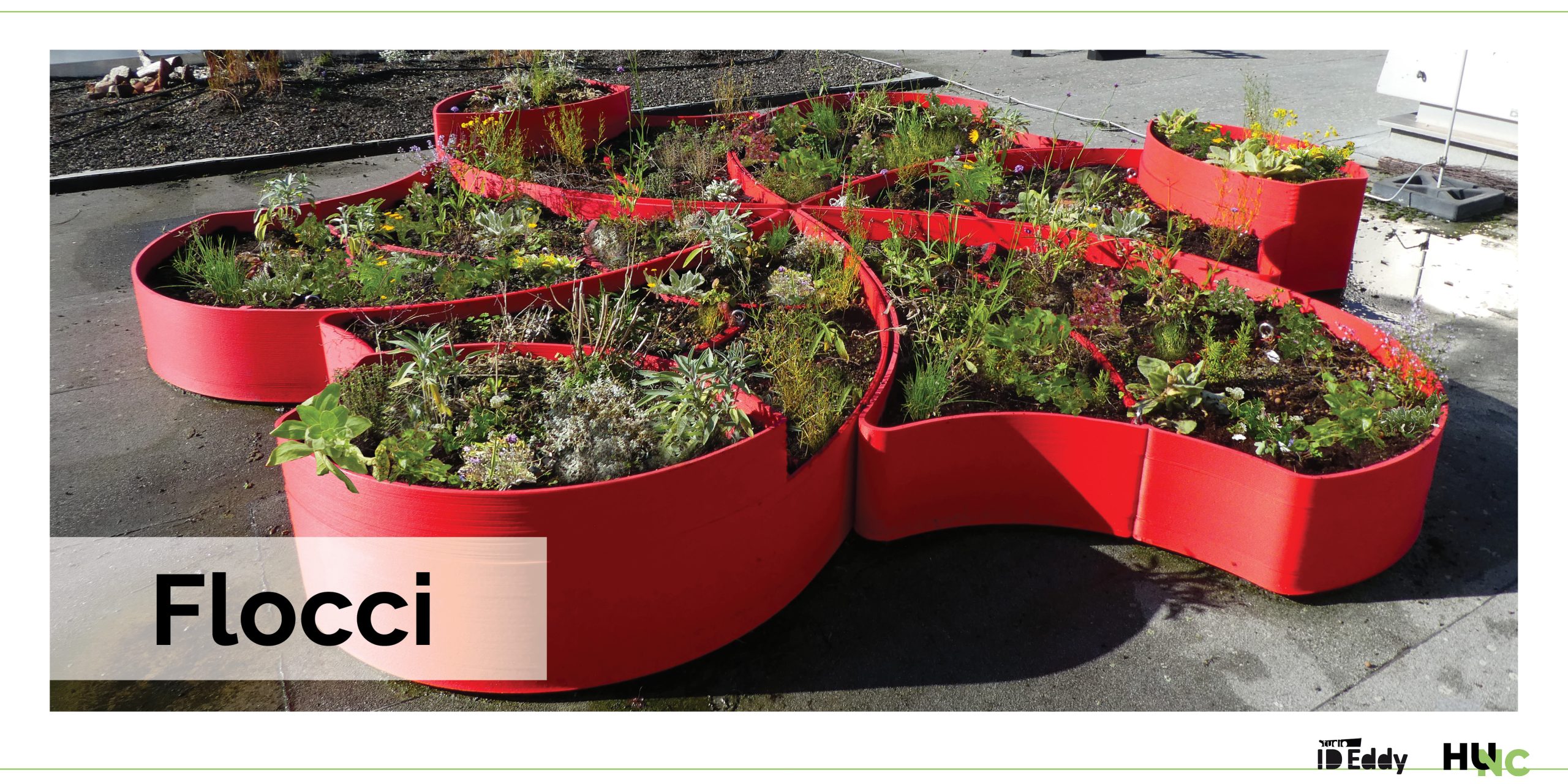 Flocci 3D printed planter