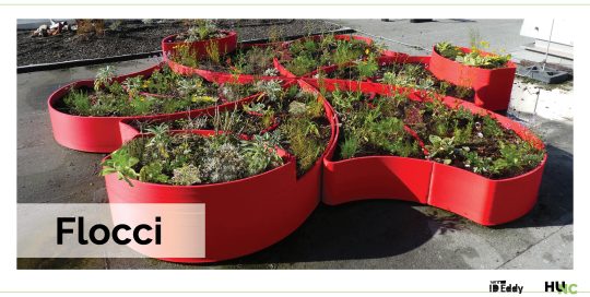 Flocci 3D geprinte plantenbak